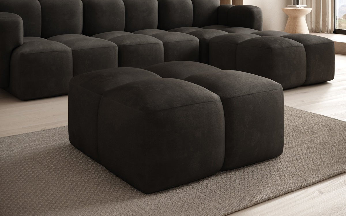 Celly Samt Beistellhocker – Eleganter, Bequemer, Vielseitiger Sitz für Ihr Zuhause