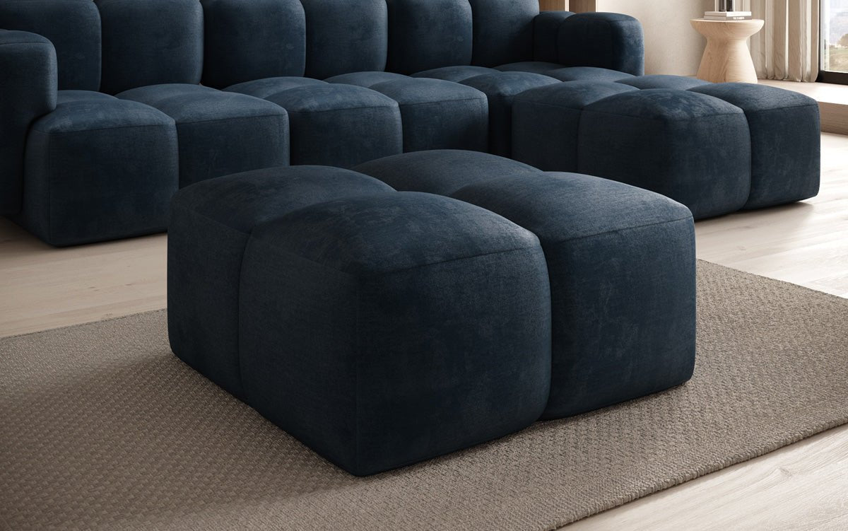 Celly Samt Beistellhocker – Eleganter, Bequemer, Vielseitiger Sitz für Ihr Zuhause