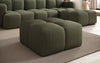 Luxuriöser Bouclé Beistellhocker Celly: Modern, Gemütlich, Vielseitig für Ihr Zuhause