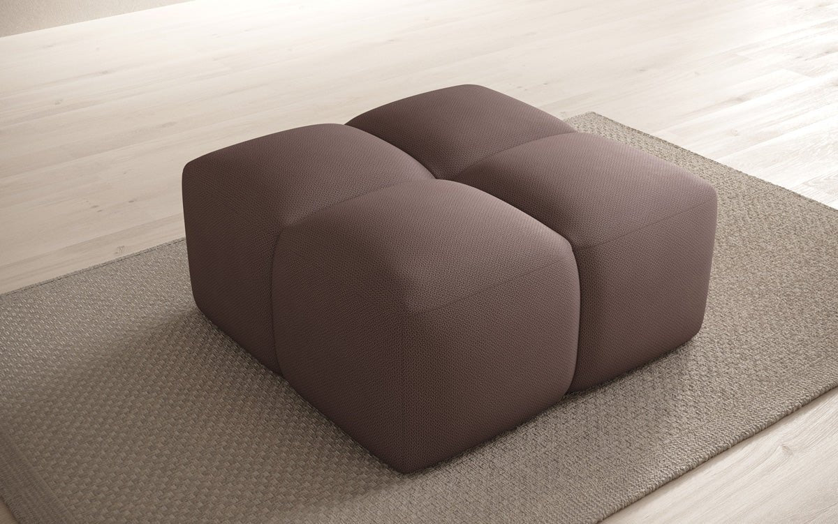Celly Stoff Beistellhocker: Moderner Runder Pouf für Gemütlichkeit & Stil