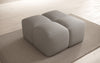 Celly Stoff Beistellhocker: Moderner Runder Pouf für Gemütlichkeit & Stil