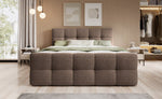 Lade das Bild in den Galerie-Viewer, Luxuriöses Bouclé Boxspringbett Cozy: Eleganter Komfort mit Praktischem Stauraum
