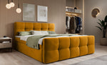 Lade das Bild in den Galerie-Viewer, Boxspringbett Cozy Samt: Luxuriöser Komfort, Eleganz und Praktischer Stauraum
