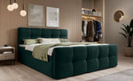 Lade das Bild in den Galerie-Viewer, Boxspringbett Cozy Samt: Luxuriöser Komfort, Eleganz und Praktischer Stauraum
