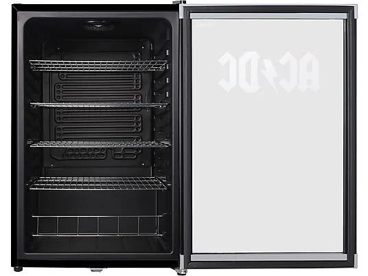 CUBES HC 203 E ACDC Getränkekühlschrank 115L Schwarz Rot