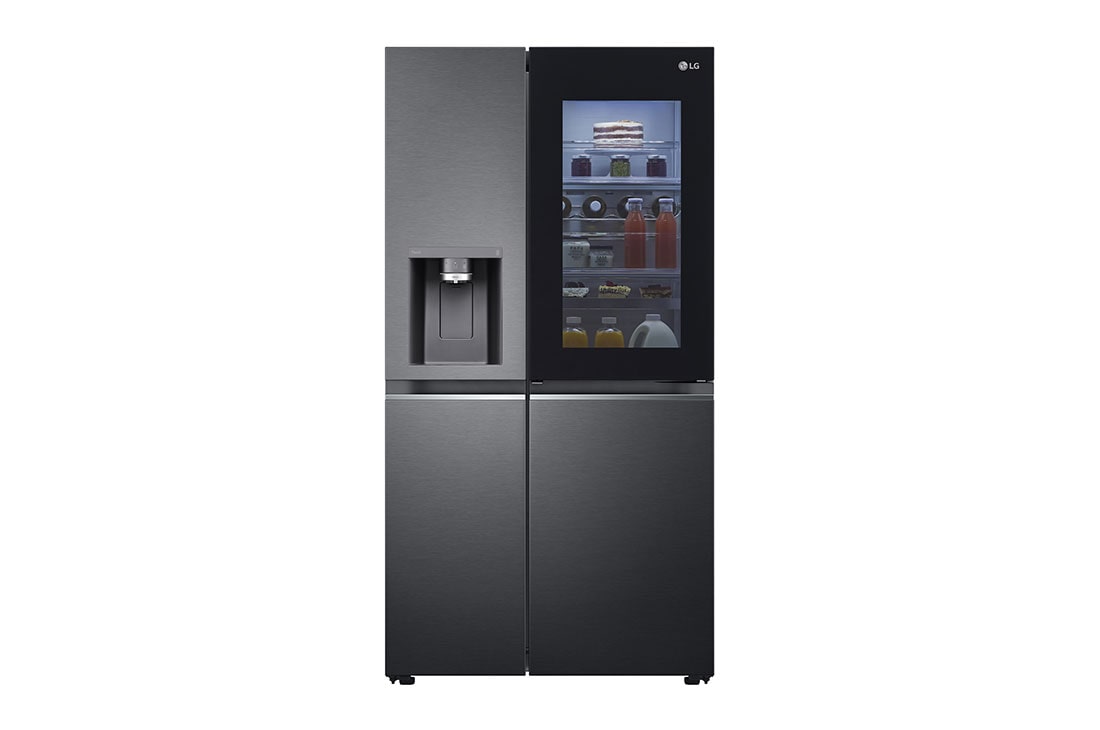 LG Side-by-Side Kühlschrank: InstaView, 628L, Eis-, Wasser-Spender, Smart Inverter
