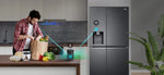 Lade das Bild in den Galerie-Viewer, LG SLIM Multi-Door Kühlschrank 506L, Eis- &amp; Wasserspender, Smart Inverter Kompressor
