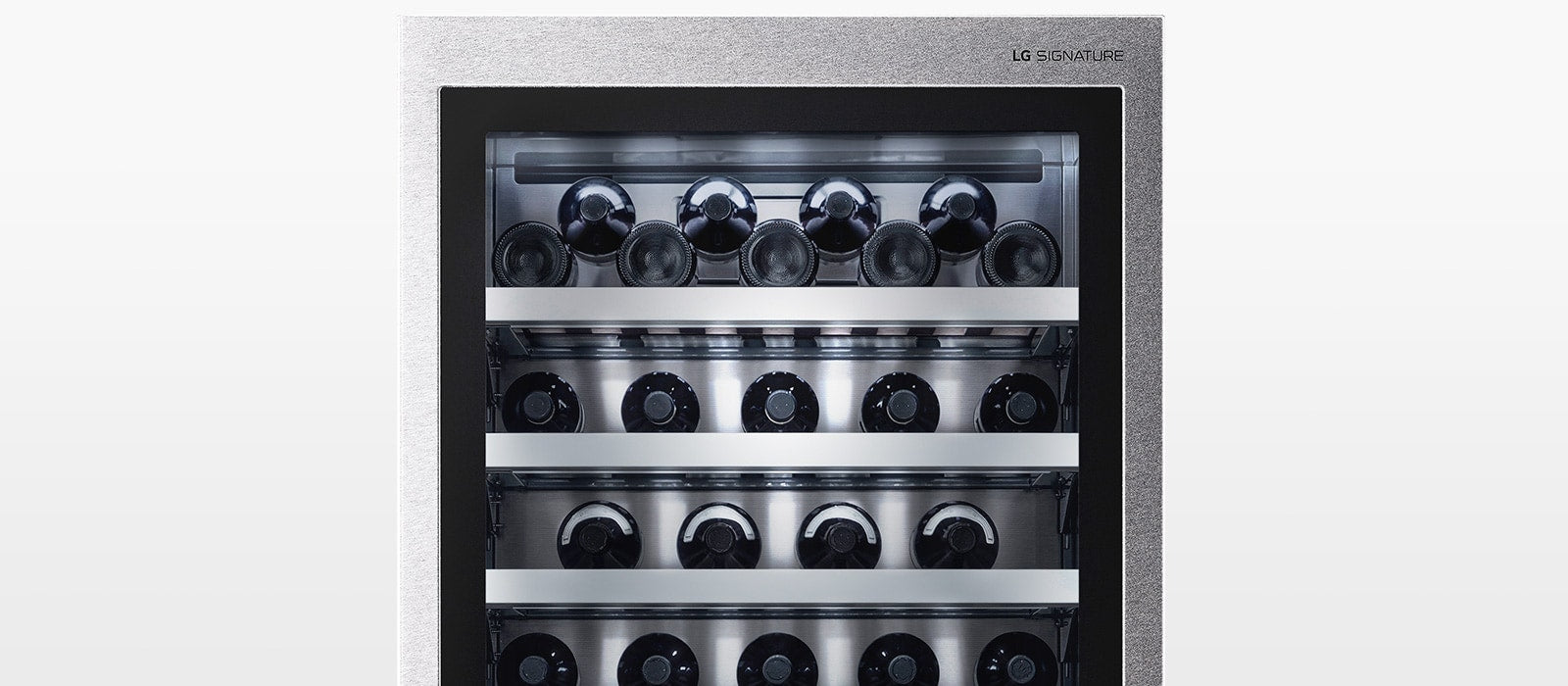 LG SIGNATURE LSR200W InstaView® Weinkühlschrank – Perfekte Temperaturkontrolle, Vibrationsschutz