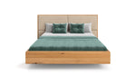 Lade das Bild in den Galerie-Viewer, Elegantes Massivholz-Bett Valent: Schwebendes Design, Eiche, Luxus für Ihr Schlafzimmer
