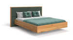 Lade das Bild in den Galerie-Viewer, Elegantes Massivholz-Bett Valent: Schwebendes Design, Eiche, Luxus für Ihr Schlafzimmer
