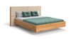 Elegantes Massivholz-Bett Valent: Schwebendes Design, Eiche, Luxus für Ihr Schlafzimmer