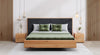 Elegantes Massivholz-Bett Valent: Schwebendes Design, Eiche, Luxus für Ihr Schlafzimmer