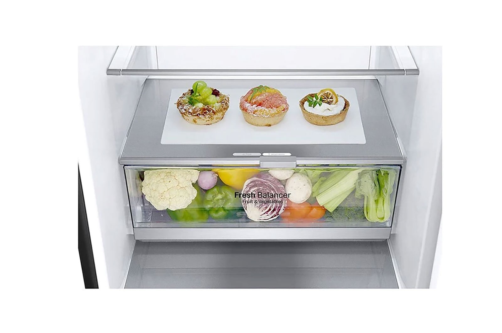 LG GBB92MCBAP Kühl-Gefrierkombination: Mattschwarz, 384L, A-Klasse, Inverter Linear Compressor