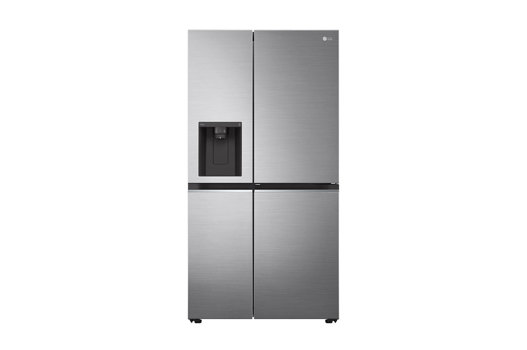 LG Side-by-Side Kühlschrank, Silber, Door-in-Door, 635L, Eis- & Wasserspender