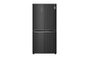 LG Slim Fit Multi-Door Kühlschrank 530L, Energieeffizienz E, Matte Black Steel