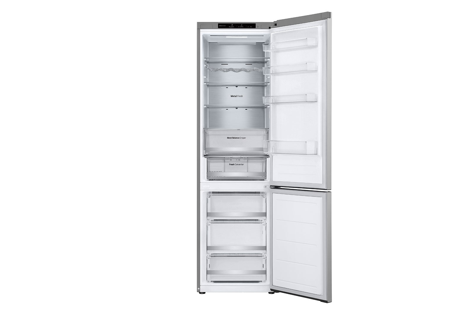 LG Kühl-Gefrierkombination A, 387L, 203cm, Total No Frost, Smart Inverter