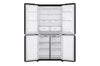 LG Slim Fit Multi-Door Kühlschrank 530L, Energieeffizienz E, Matte Black Steel
