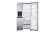 LG Side-by-Side Kühlschrank, Silber, Door-in-Door, 635L, Eis- & Wasserspender