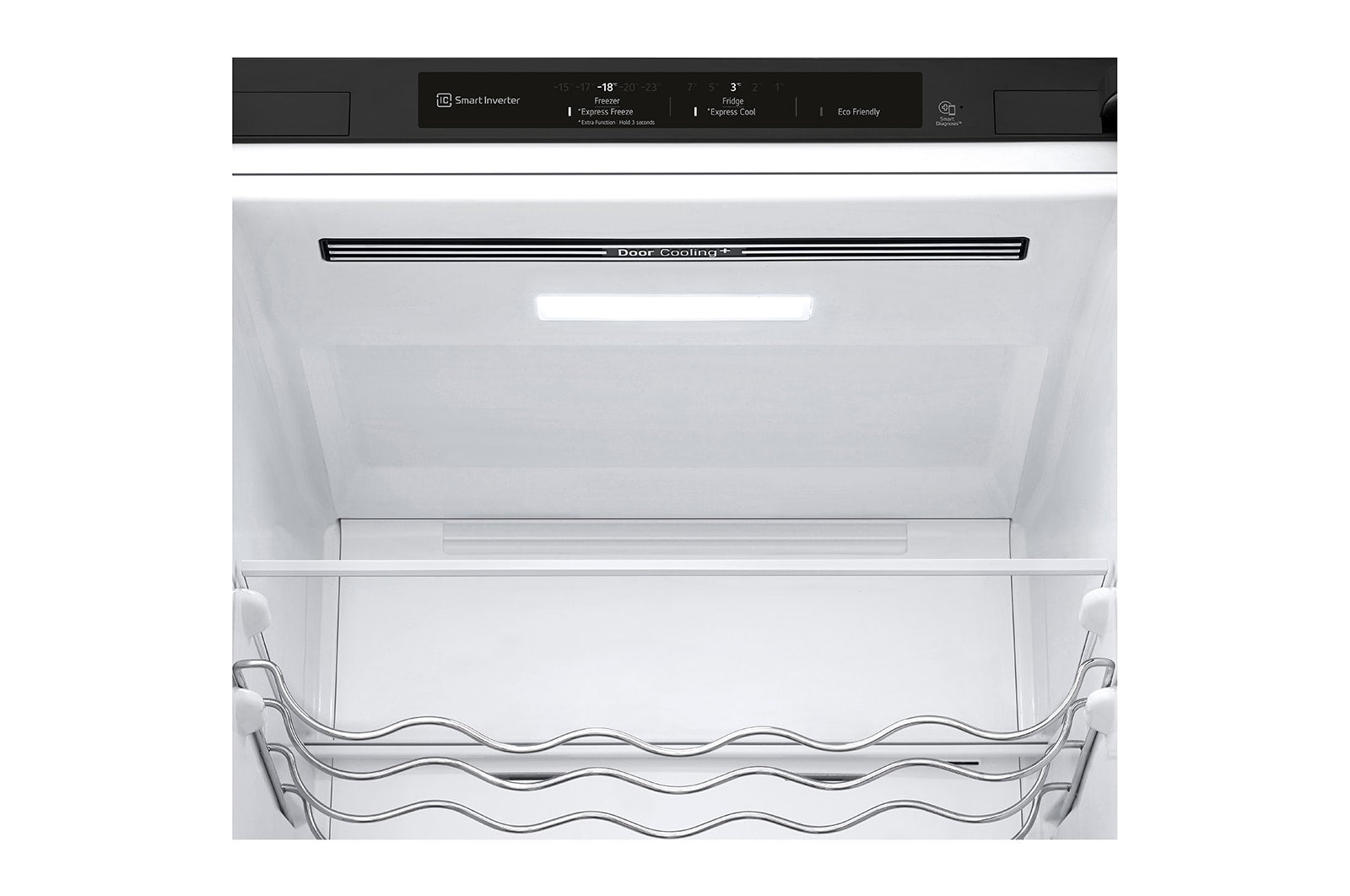 LG Kühl-Gefrierkombination 384L Smart Inverter Kompressor Matte Black EEK C