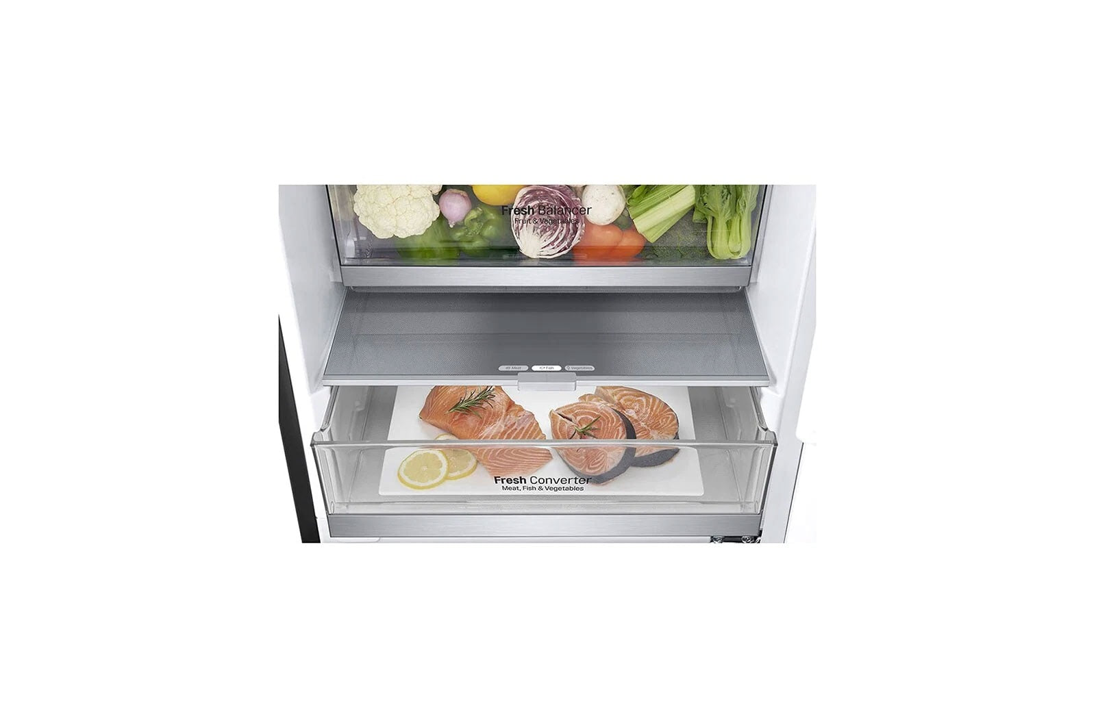 LG GBB92MCBAP Kühl-Gefrierkombination: Mattschwarz, 384L, A-Klasse, Inverter Linear Compressor