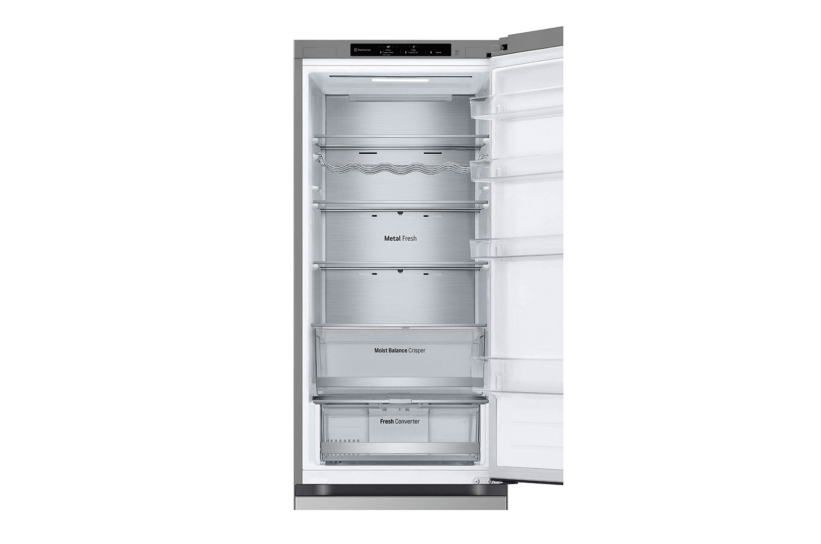 LG Kühl-Gefrierkombination A, 387L, 203cm, Total No Frost, Smart Inverter