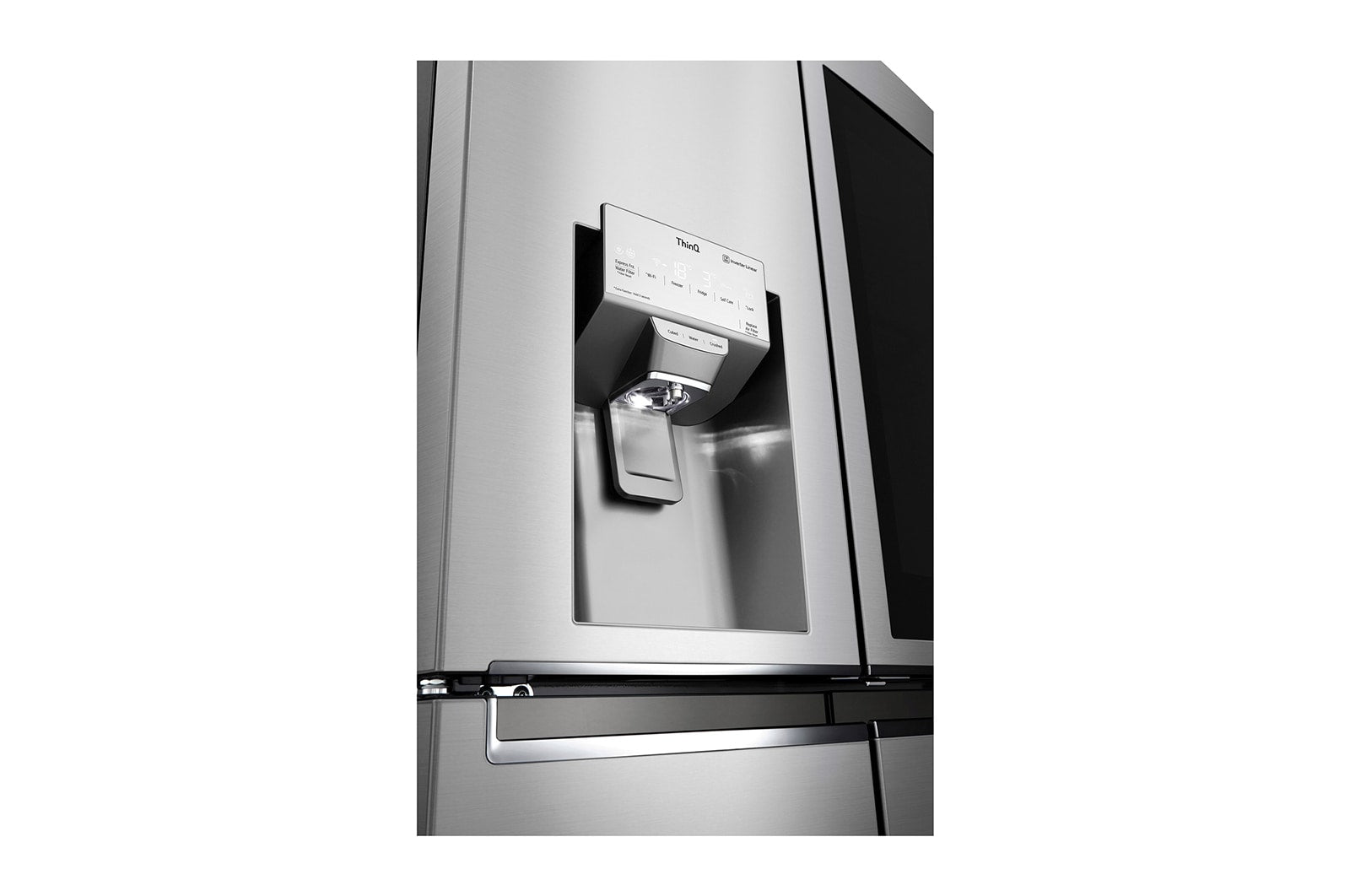 LG InstaView Side-by-Side Kühlschrank: 638L Multi-Door mit Eis- & Wasserspender