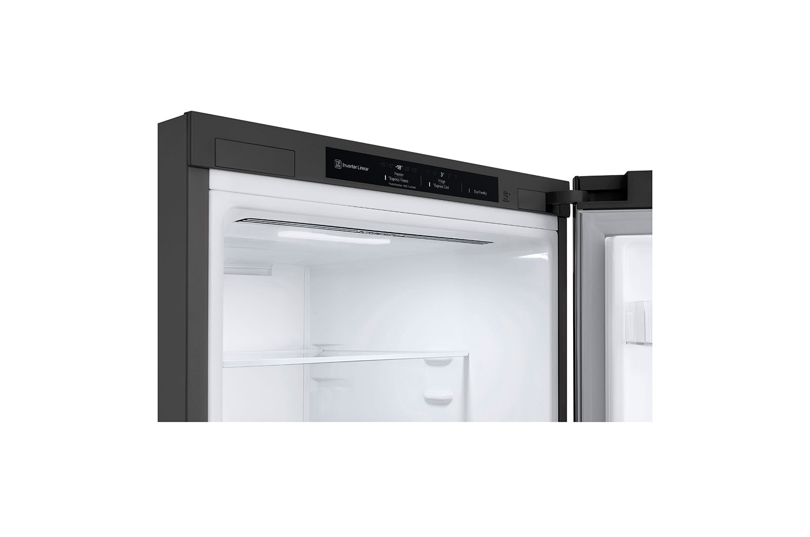LG Kühl-Gefrierkombination 384L, Inverter Linear Kompressor, A-Klasse, Platinum Silber