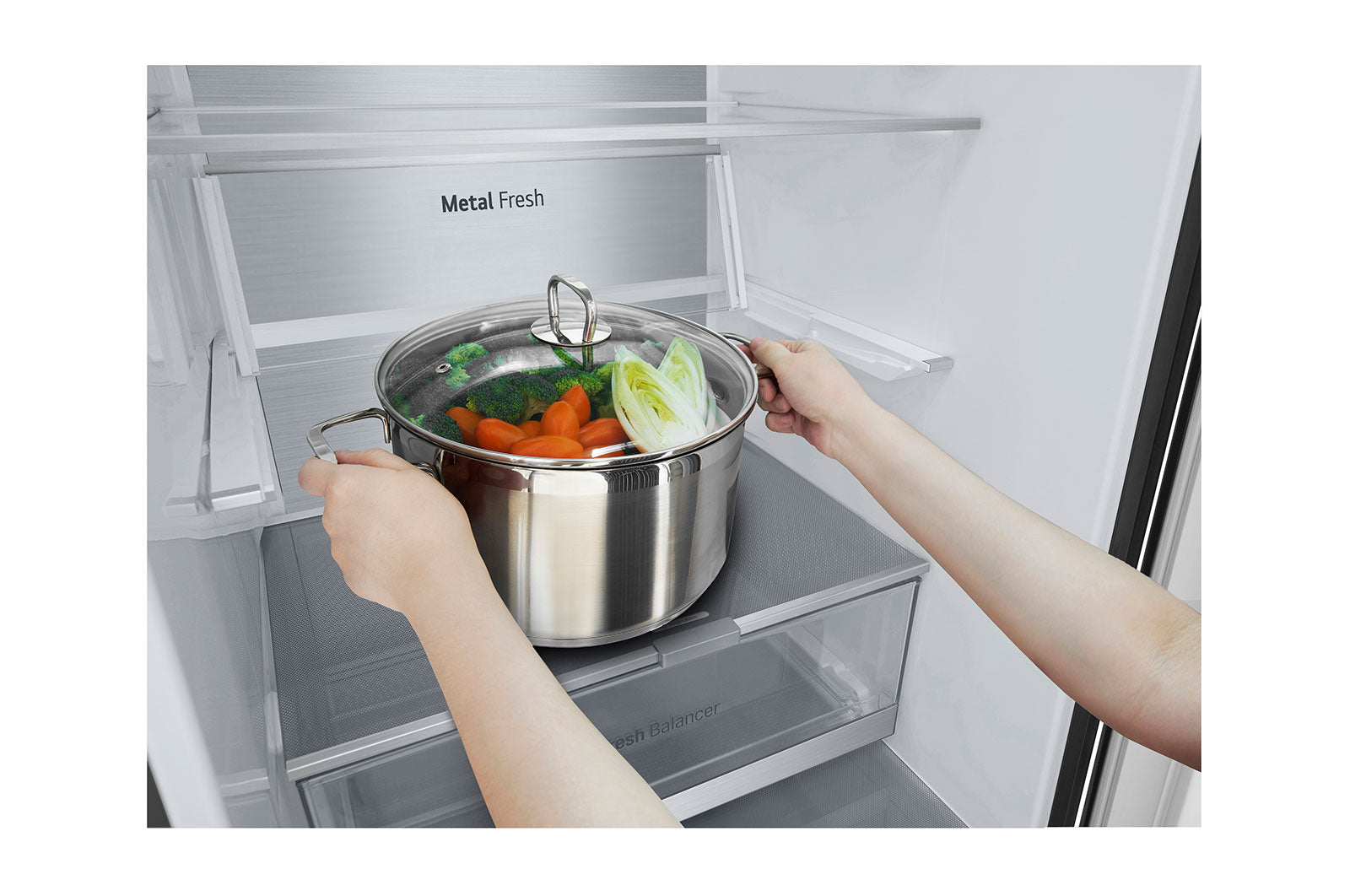 LG GBV7280CEV Kühl-Gefrierkombination 387L, Smart Inverter Kompressor, Essence Black Steel