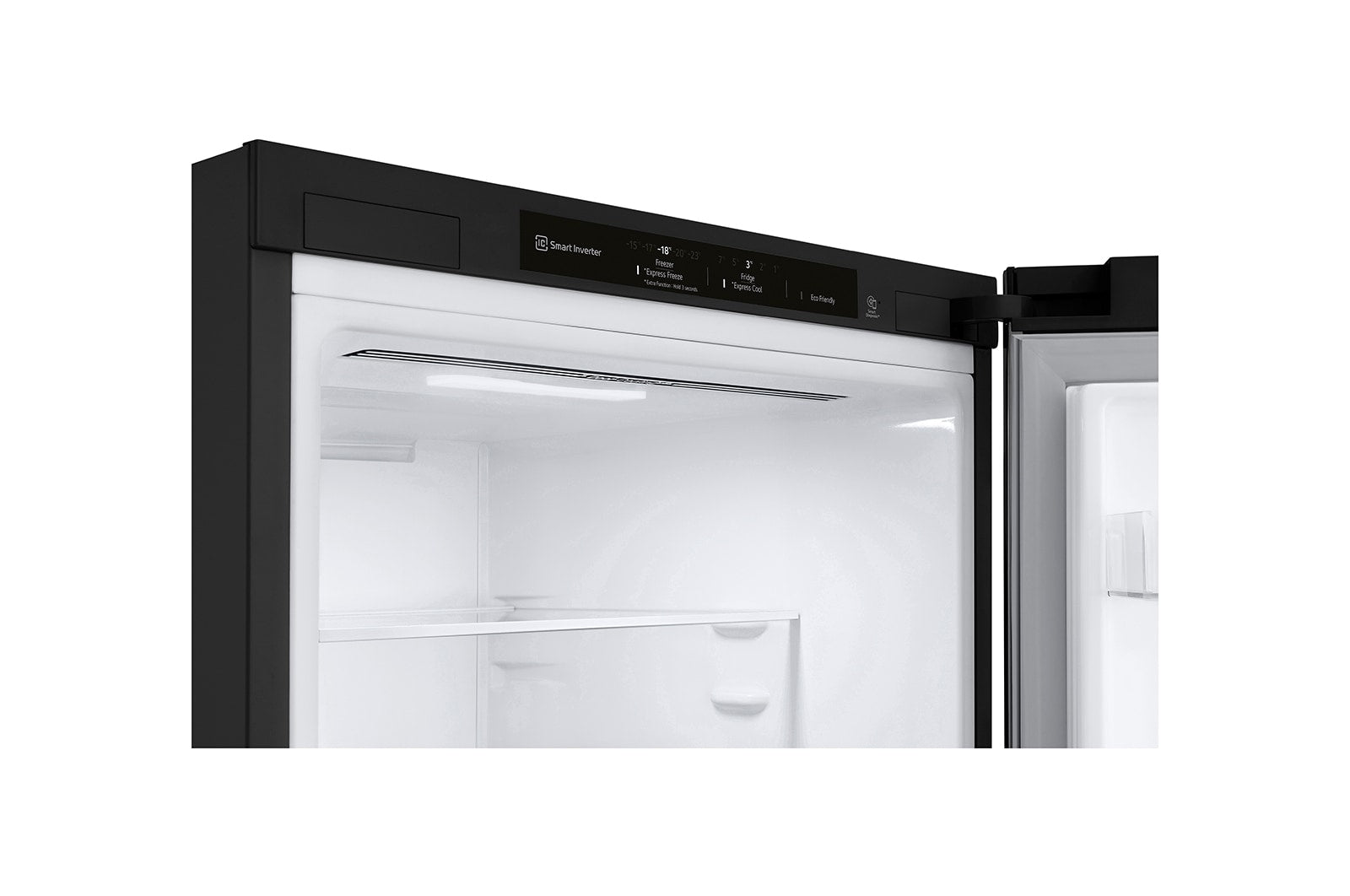 LG Kühl-Gefrierkombination 384L Smart Inverter Kompressor Matte Black EEK C