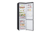LG Kühl-Gefrierkombination 384L Smart Inverter Kompressor Matte Black EEK C