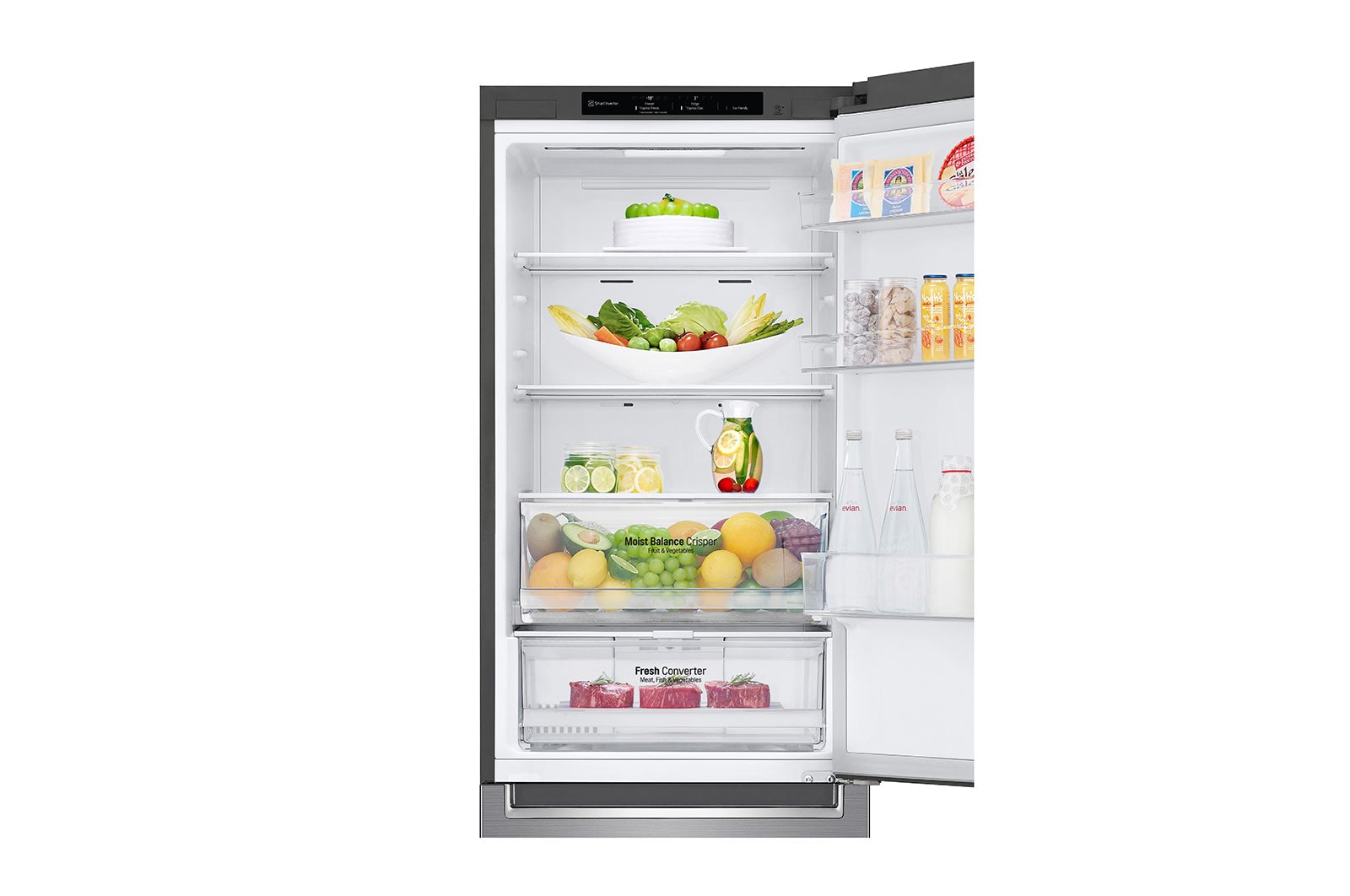 LG GBB61PZGCN1 Kühl-Gefrierkombination: Smart Inverter Compressor, C, 341L
