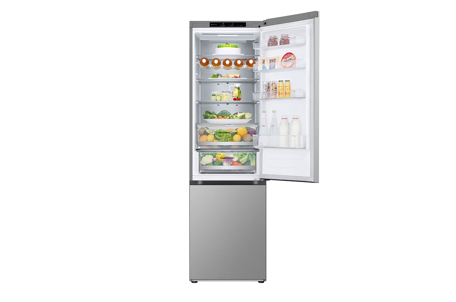 LG Kühl-Gefrierkombination A, 387L, 203cm, Total No Frost, Smart Inverter