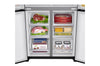 LG Slim Fit Multi-Door Kühlschrank 530L, Energieeffizienz E, Matte Black Steel