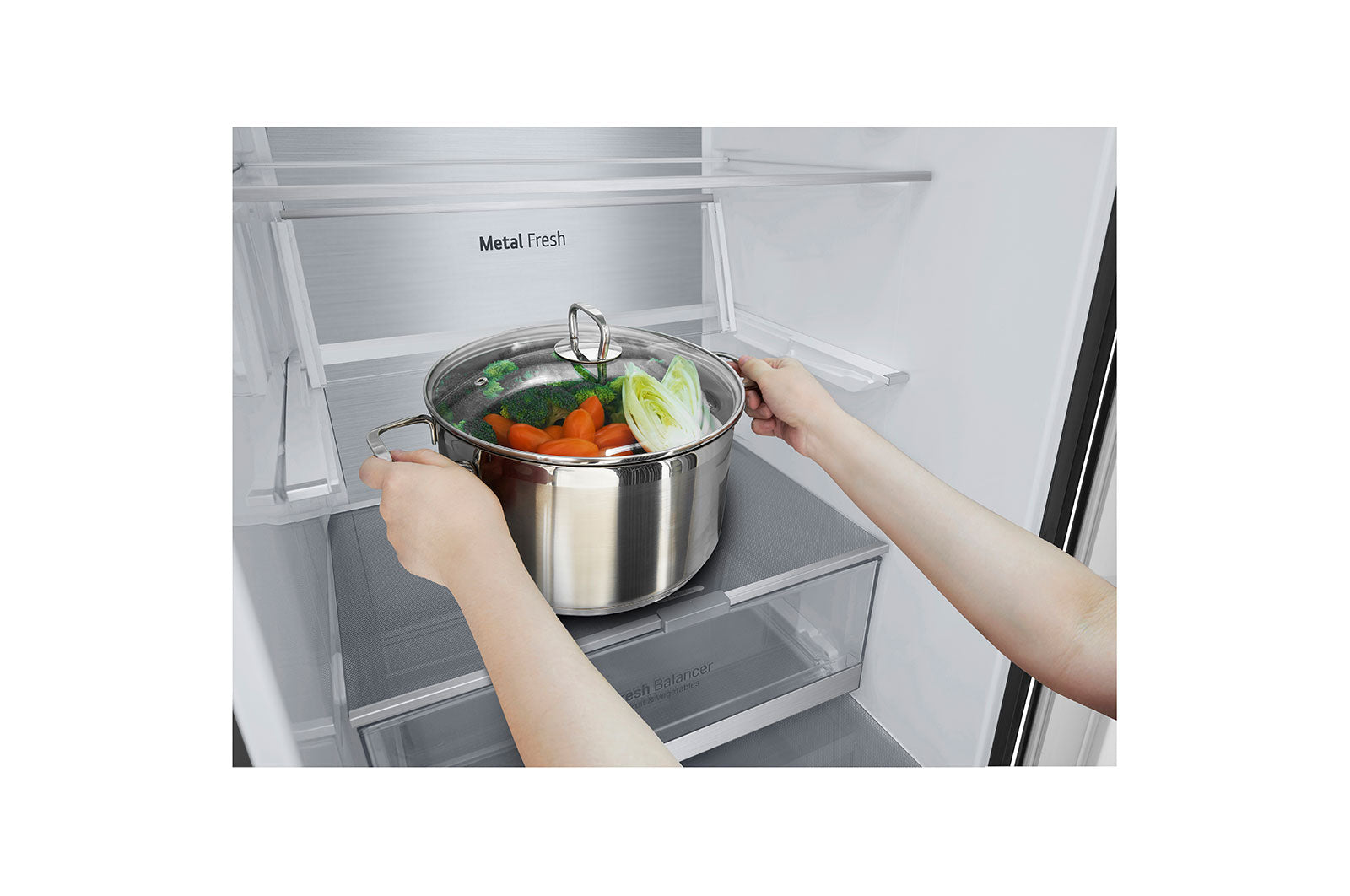 LG GBB72MCVCN1 Kühl-Gefrierkombination Mattschwarz Inverter Linear Compressor® für Frische