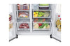 LG Side-by-Side Kühlschrank, Silber, Door-in-Door, 635L, Eis- & Wasserspender