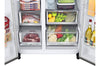 LG Side-by-Side Kühlschrank InstaView 635L, Eis, Crushed Ice, Wasserspender, Smart Inverter