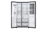 Lade das Bild in den Galerie-Viewer, LG InstaView Side-by-Side Kühlschrank: Smart, Effizient mit Eis- &amp; Wasserspender
