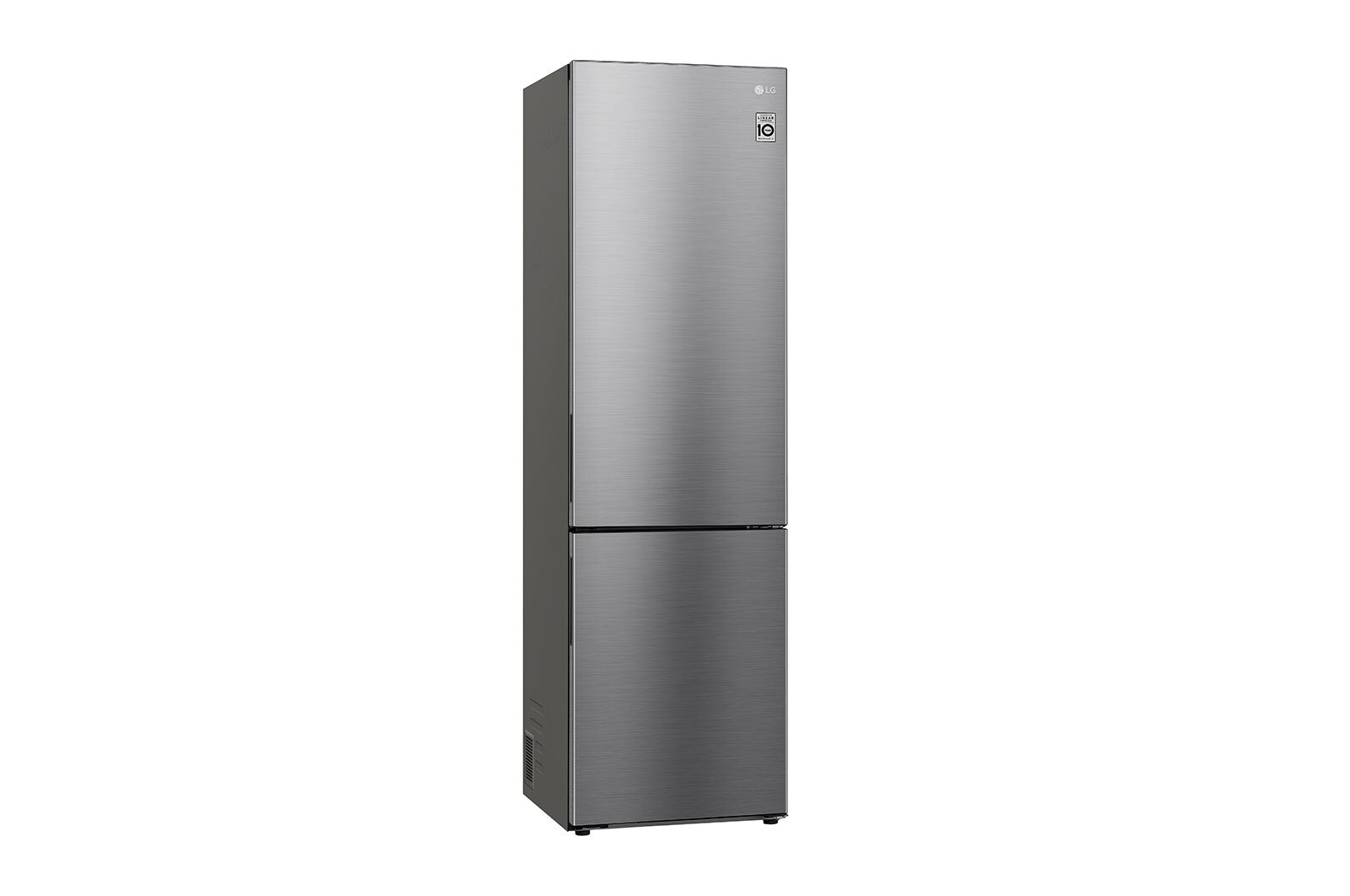 LG Kühl-Gefrierkombination 384L, Inverter Linear Kompressor, A-Klasse, Platinum Silber