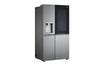 LG GSXV91PZAE Side-by-Side Kühlschrank: InstaView, Eisspender, 635L, Platinum Silber