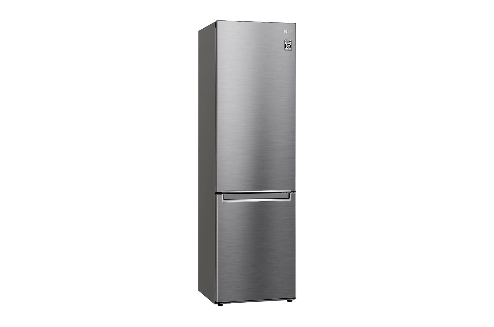 LG Edelstahl Kühl-Gefrierkombination: 384L, Smart Inverter, Total No Frost für Frische