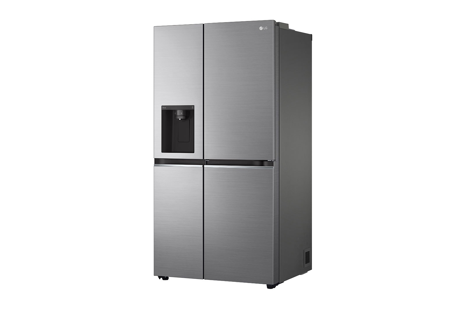 LG Side-by-Side Kühlschrank, Silber, Door-in-Door, 635L, Eis- & Wasserspender