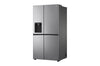LG Side-by-Side Kühlschrank, Silber, Door-in-Door, 635L, Eis- & Wasserspender