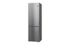 LG Kühl-Gefrierkombination 384L, Inverter Linear Kompressor, A-Klasse, Platinum Silber