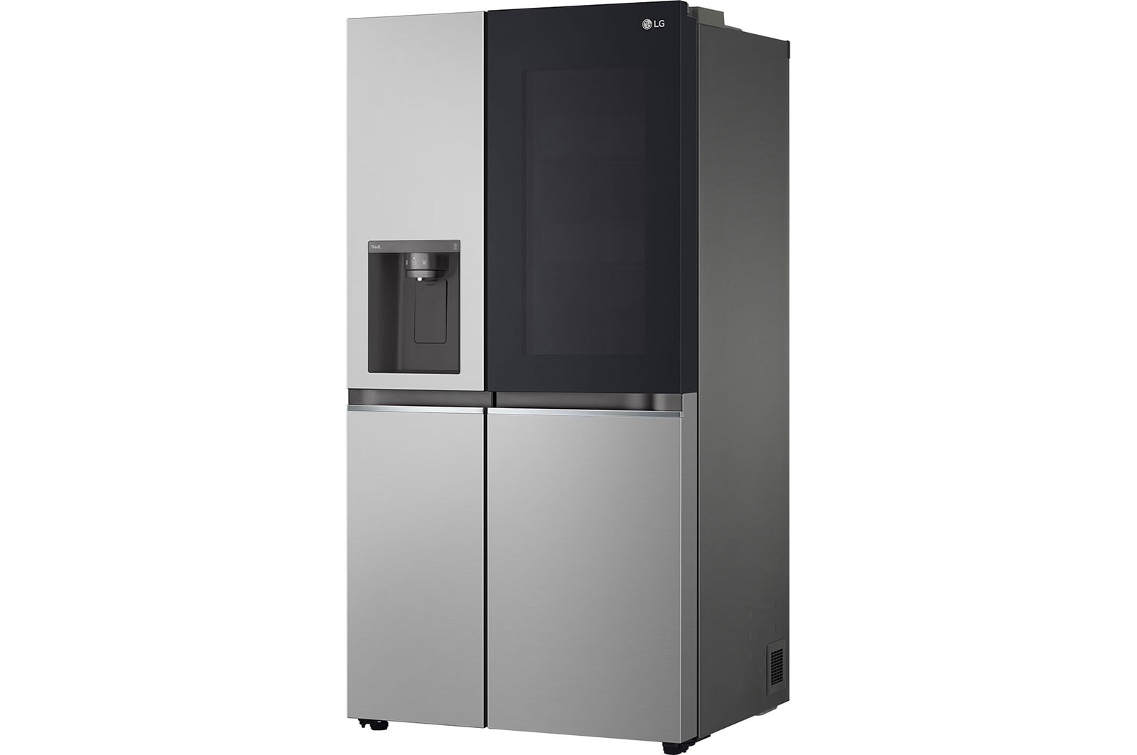 LG Side-by-Side Kühlschrank InstaView 635L, Eis, Crushed Ice, Wasserspender, Smart Inverter