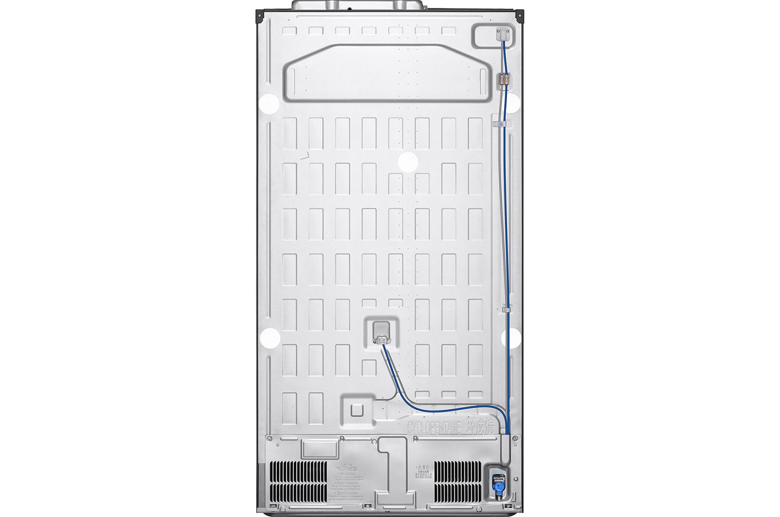 LG Side-by-Side Kühlschrank InstaView 635L, Eis, Crushed Ice, Wasserspender, Smart Inverter