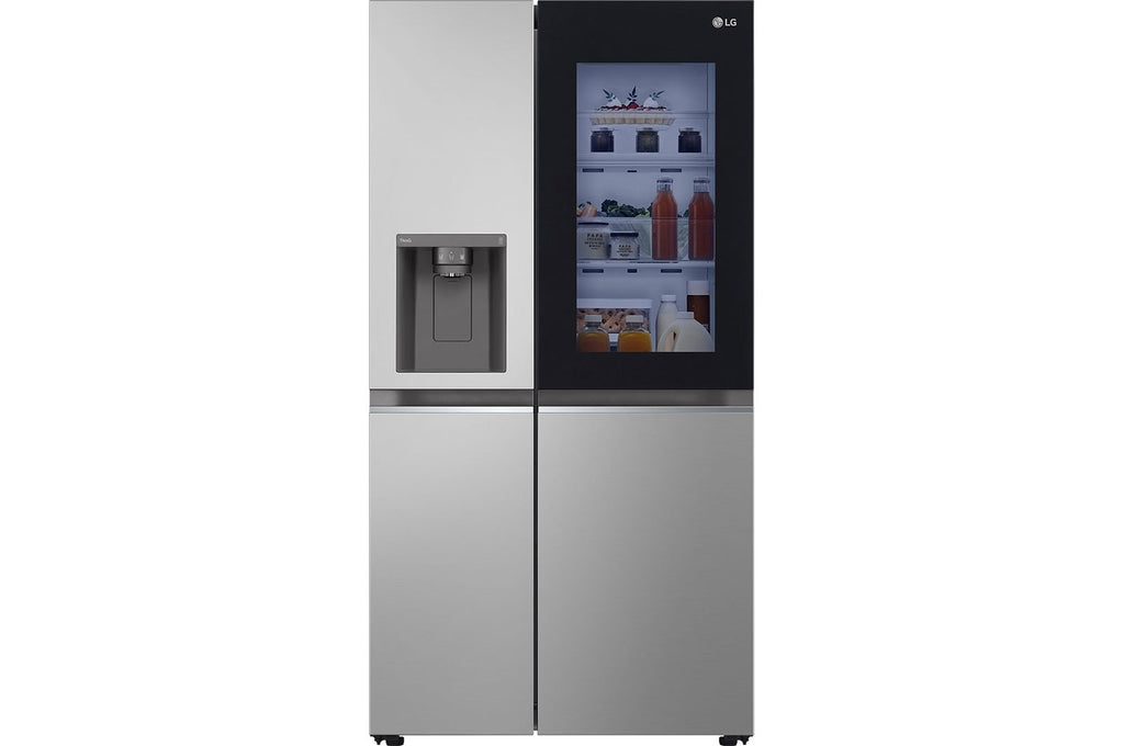 LG Side-by-Side Kühlschrank InstaView 635L, Eis, Crushed Ice, Wasserspender, Smart Inverter