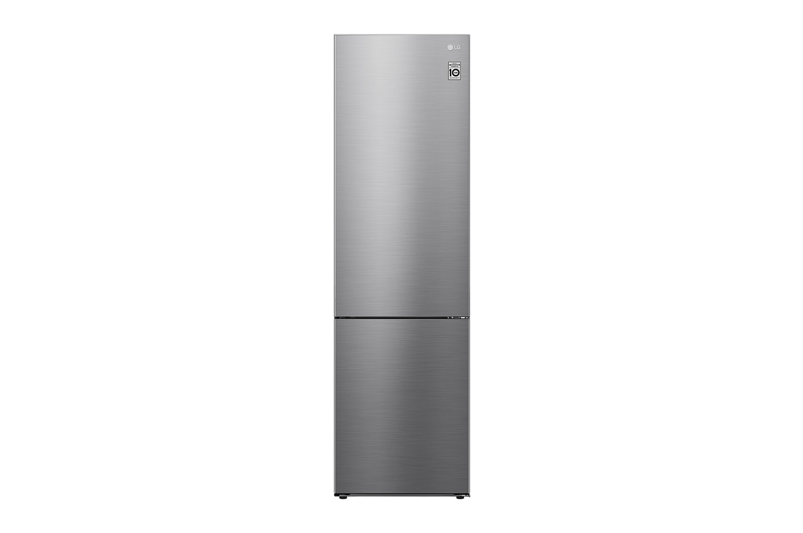 LG NatureFRESH Kühl-Gefrierkombination Edelstahl, 384L, Smart Inverter Compressor, 203cm hoch