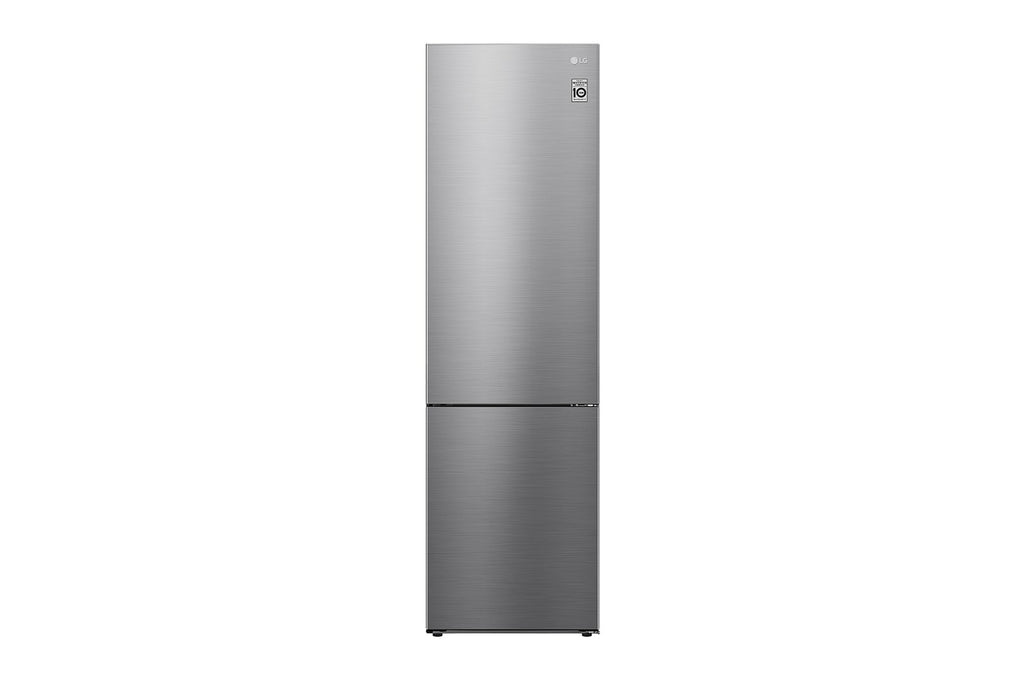 LG NatureFRESH Kühl-Gefrierkombination Edelstahl, 384L, Smart Inverter Compressor, 203cm hoch