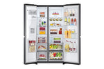Lade das Bild in den Galerie-Viewer, LG GSJV71MCLE Side-by-Side Kühlschrank: Door-in-Door, Eisspender, effizient, 635L Kapazität
