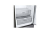 LG Kühl-Gefrierkombination 384L Smart Inverter, Dark Graphite, Energieeffizienz C